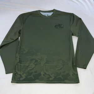 Bass Pro Shops Olive Camo Long Sleeve tech fabric shirt